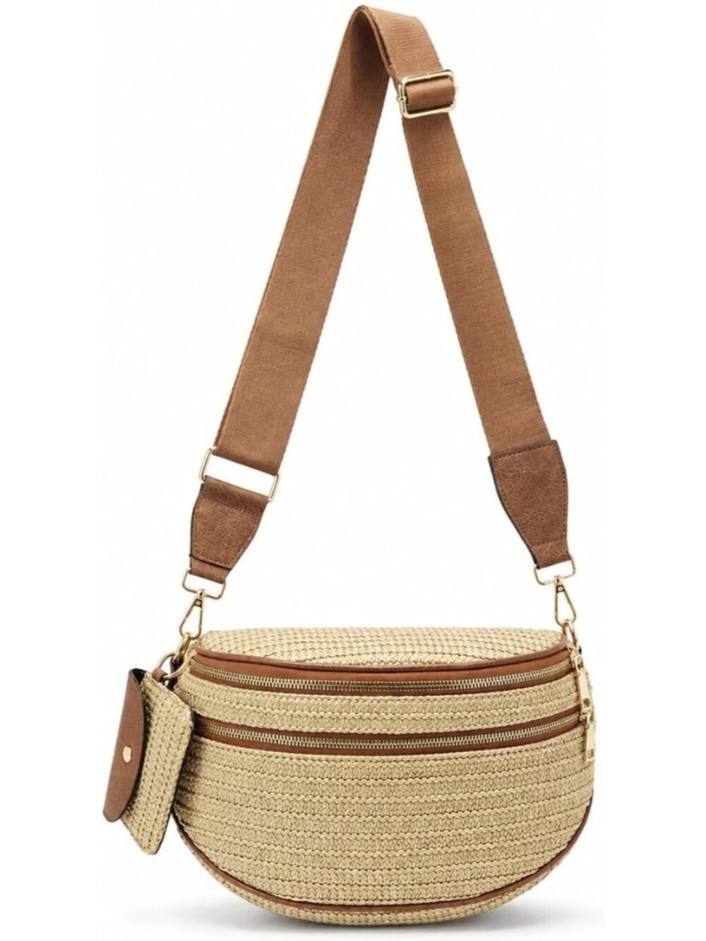 Women's Crossbody Bum Bag Spacious Purse for Travel